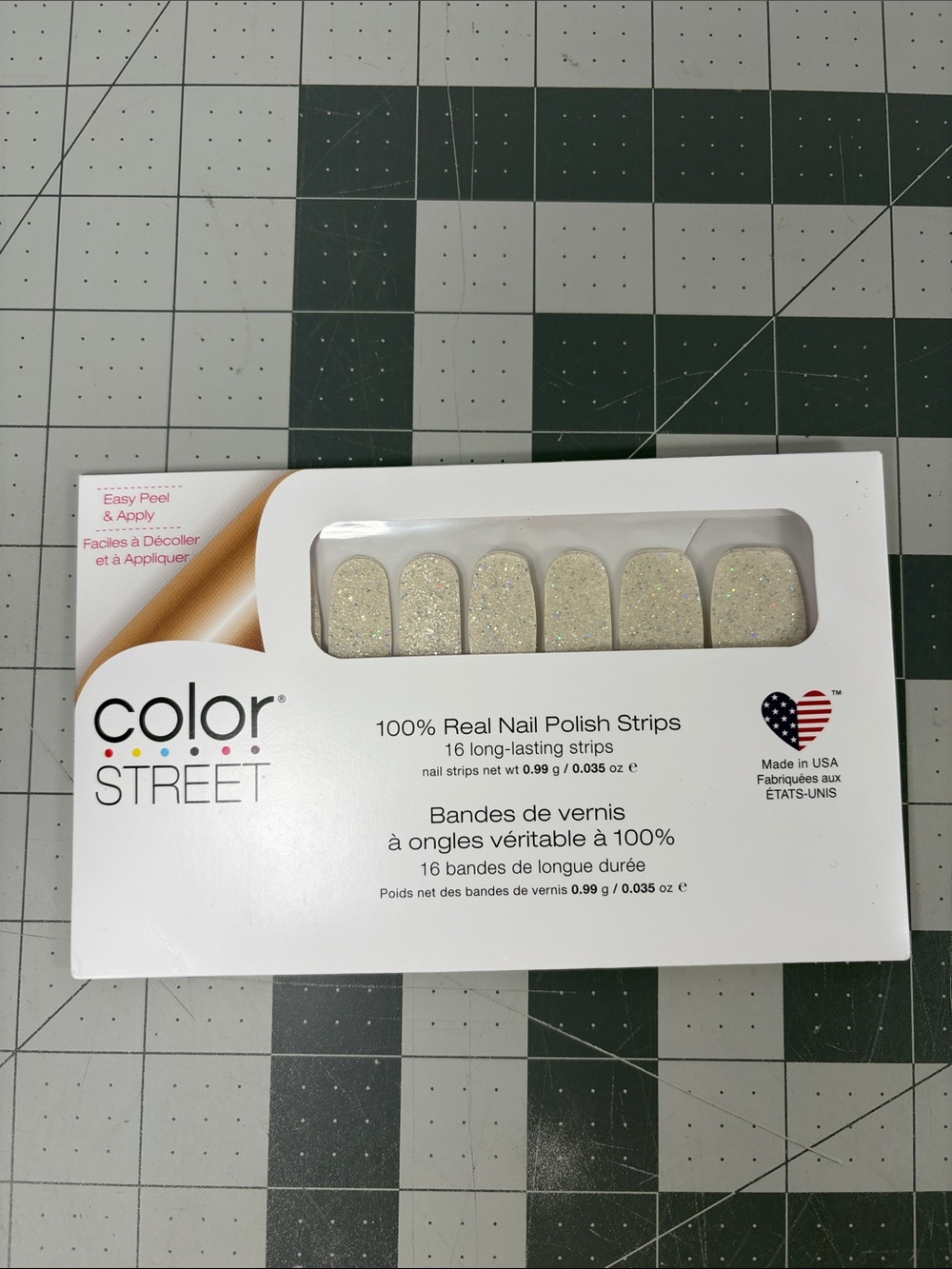 Color Street Nail Polish Strips Lot of 7 Glitter Solid & Pattern - Picture 6 of 15